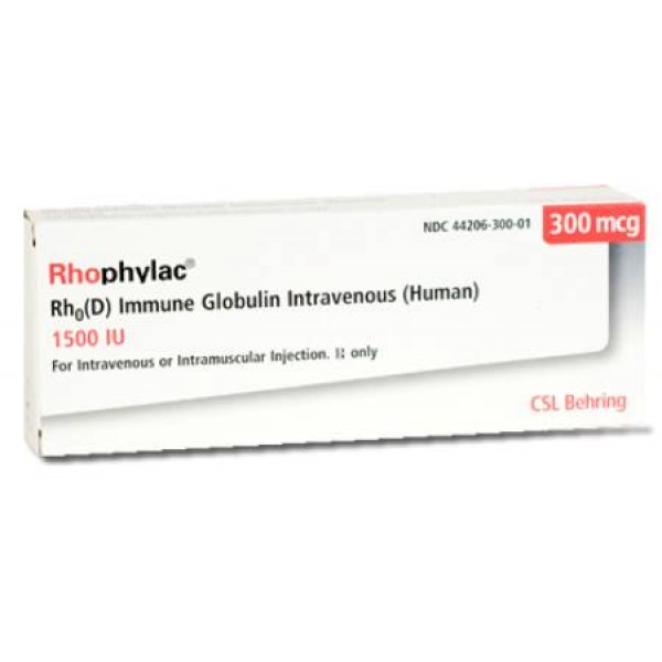 Rhophylac® (Anti D Immunoglobulin)