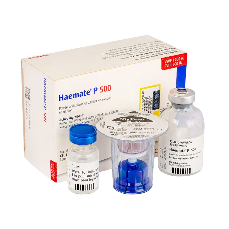 Haemate® P Human Coagulation Factor VIII/Human Von Willebrand Factor